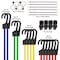 Fleming Supply 28-piece Bungee Cord Set, Sizes- 10", 18", 24" 32" 40" with Canopy Ties, Tarp Clips, Tie Downs, Hooks 572698SHG - alternate 2